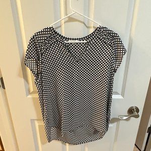 Pleione dress shirt size medium black/white
